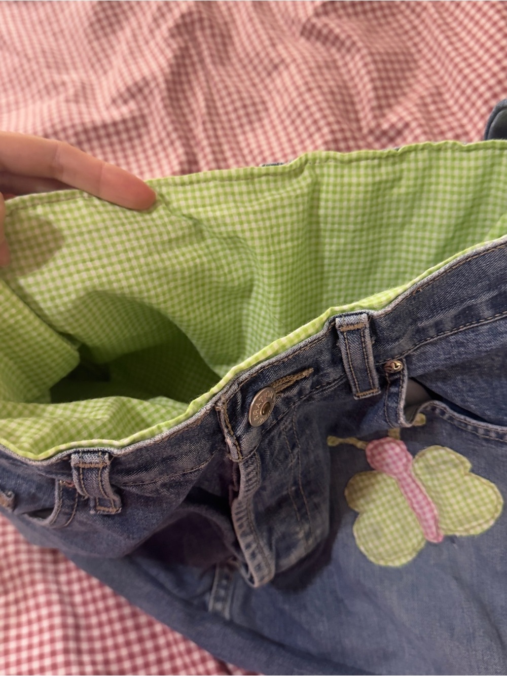 Y2K Inspired Reworked Jean Bag - Picture 7 of 9